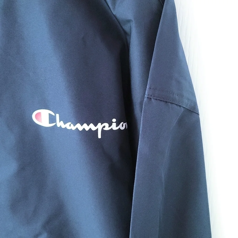 Men's Champion Packable Stadium Jacket Navy XXL - Picture 3 of 8